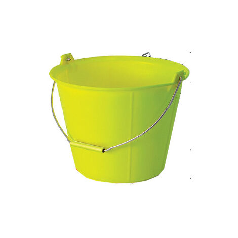 Seau PRO JAUNE FLUO TALIAPLAST 13 litres anse Ø6.3mm - 310137