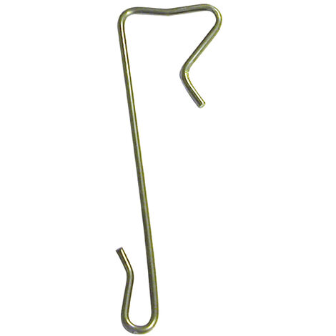 Dimos – Crochet en S pour ardoise – Acier inoxydable 17% chrome – Longueur 9 cm, Ø 2,7 mm – Boîte de 500 pièces