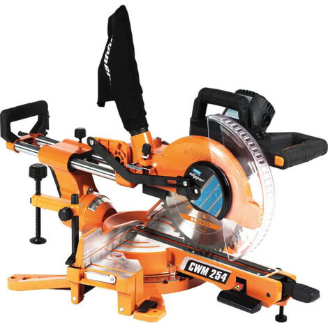 Norton – Scie à onglet 254mm 230V – Puissance 1800W – Vitesse 4500 tr/min – Lame de finition 254x30mm – Laser True-Line pour coupes précises (1/2)
