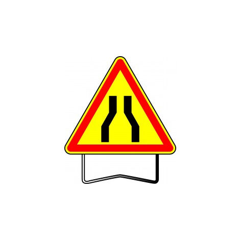 PANNEAU AK3 CHAUSSEE RETRECIE 700MM T1 NADIA SIGNALISATION- PTRI700GALPS1AK3