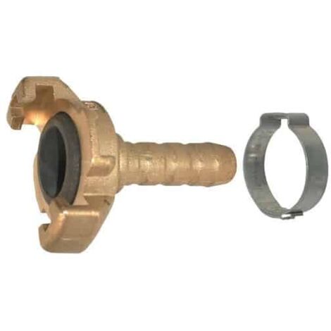 Lacme – Raccord rapide symétrique à passage direct – Ø int. 12-13 mm – Type pompier – Livré avec collier de serrage (1/4)