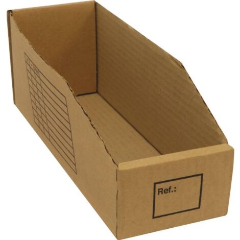 Drakkar Equipement – Boîte à bec en carton brun 300x100x110mm – Conception robuste pour charge maximale – Solution de rangement efficace – 17224 (1/2)