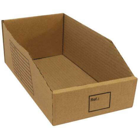 Drakkar Equipement – Boîte à bec en carton brun 300x150x110mm – Charge maximale élevée pour rangement efficace – 17225 (1/2)