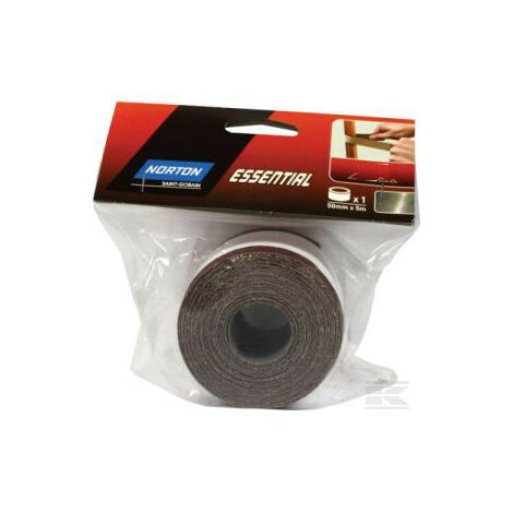 Rouleaux toile souple pour plombier en 5 m NORTON pour poncage Grain 100-77696089228