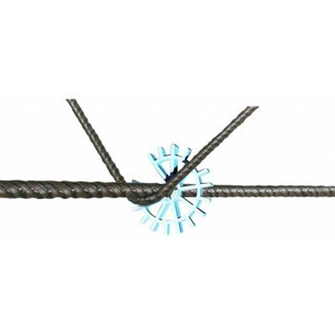 Taliaplast – Cale à béton ronde 30 mm – Lot de 100 pièces – Enrobage pour fers Ø 8 à 12 mm – Positionnement optimal des armatures (1/3)