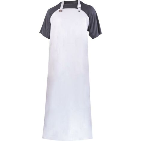 TABLIER DELTA PLUS EN NITRILE / PVC BLANC- TABNIT