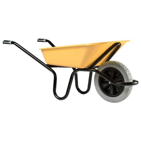Haemmerlin – Brouette de jardin 100L – Charge utile 250 kg – Roue increvable Ø 400 mm – Châssis renforcé Alpha – 305256001 - PLUS 100 L