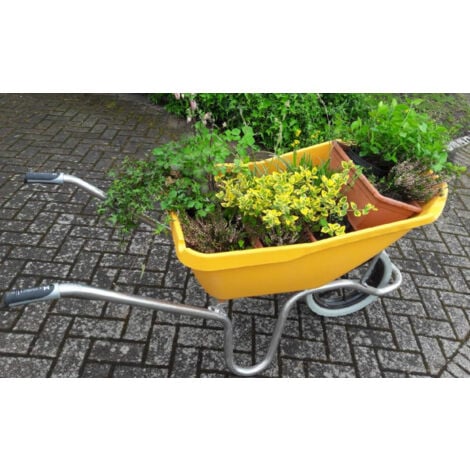 Brouette Haemmerlin Pro Select Plume Roue Increvable 110 L Jaune -305132305