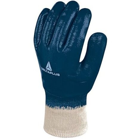GANT DELTA PLUS NITRILE TOUT ENDUIT POIGNET TRICOT TAILLE 10 -NI15510 T10 (1/2)