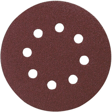 Makita – Disque abrasif auto-agrippant 125 mm grain 120 – Lot de 10 disques pour ponçage bois et métal – P43577