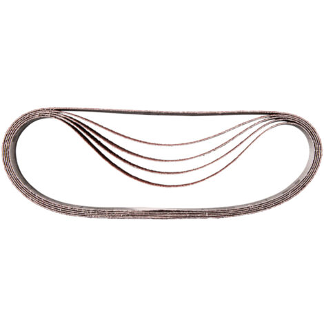 Makita – Bande abrasive de ponceuse 30x533 mm grain 40 pour bois et métal – Lot de 5 pièces – P36675