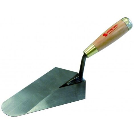 Taliaplast – Truelle portugaise soudée 22 cm – Manche en bois avec viroles laitonnées – Conçue pour usage professionnel – Excellente durabilité