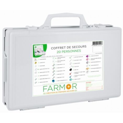 Coffret de secours 20 personnes FARMOR -FAR 2520 PP (1/2)