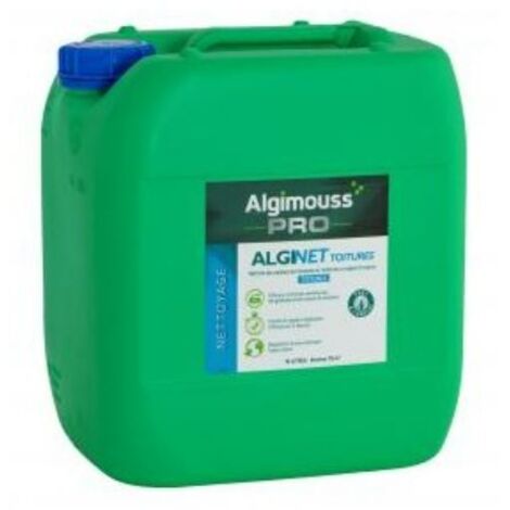 Nettoyant démoussant pour toitures 5L – Élimine algues et lichens – Prêt à l'emploi – Compatible tuiles, ardoises et shingles – Algimouss