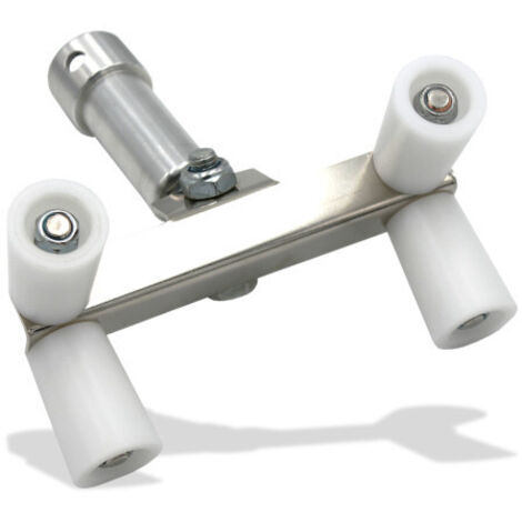 Rouleur d'angle extérieur 278155 – Outil du plaquiste pour angles verticaux et horizontaux – Compatible avec manche M10 – Adaptateur pour perches EDMA