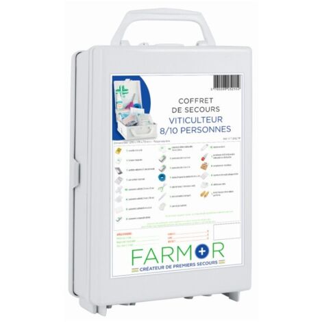 COFFRET DE SECOURS FARMOR VITICULTEUR 8/10 PERSONNES-VIT2132PP (1/2)