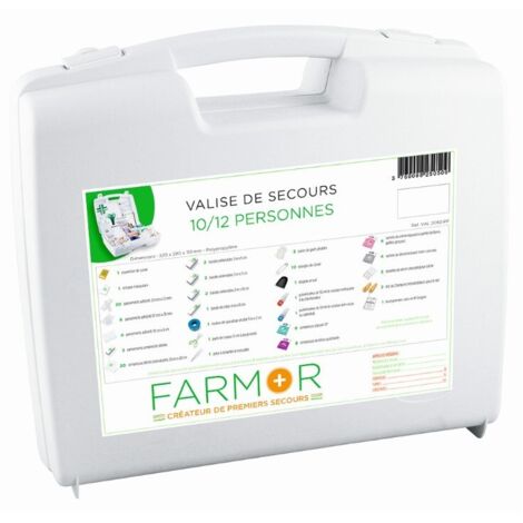 VALISE DE SECOURS FARMOR 10/12 PERSONNES -VAL 2050 PP (1/2)