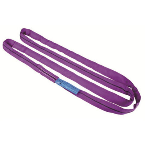 Élingue ronde textile 1 mètre 1 tonne Violette EN-1492-2 - LEVAC