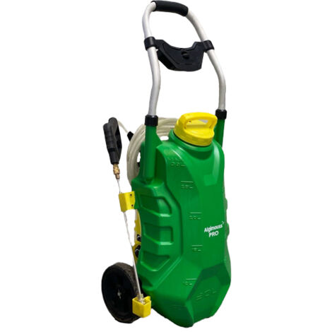 Algimouss – Pulvérisateur électrique 30L – Pression 4-7 bars – Débit max 240 L/h – Lance télescopique 5,5m – 2 batteries Lithium-ion 18V