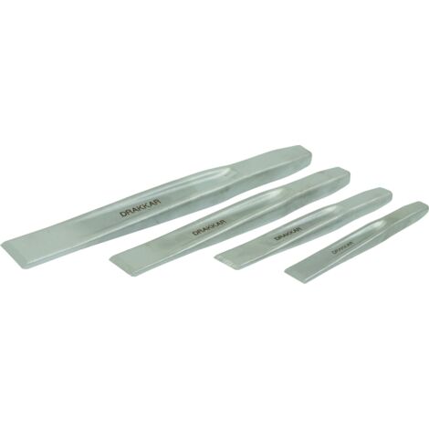 DRAKKAR-TOOLS - Jeu de 4 burins plats - 13550 - Ce produit de marque DRAKKAR-TOOLS est neuf. (1/3)