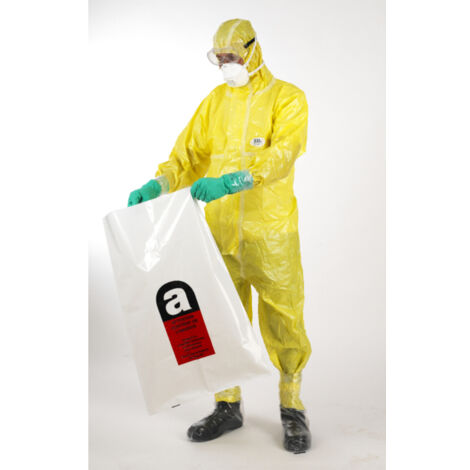 Kit amiante usage unique – Combinaison de protection universelle XL – 7 pièces pour manipulation matériaux amiantés – Protection complète – Besoin D'Habitat