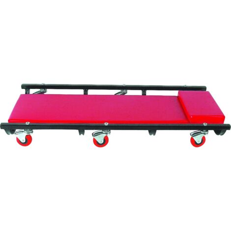 Drakkar Equipement – Chariot de garage pliable 6 roues pivotantes – Châssis en acier renforcé – Capacité 100 kg – 15392