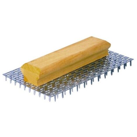 Taliaplast – Gratton poignée bois ergonomique 240 pointes L 15 mm – Dimensions 23,5 x 14,5 cm – Pour travaux de construction et aménagement