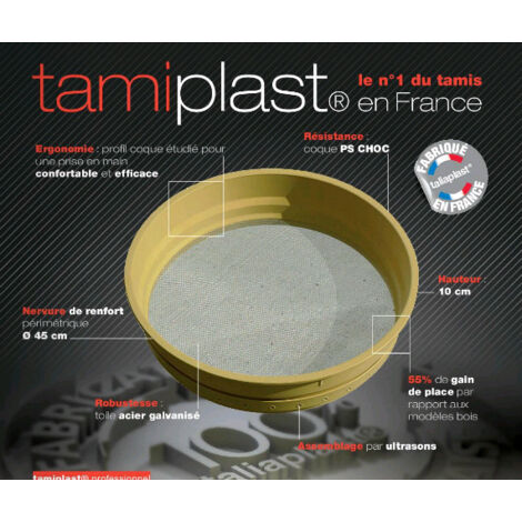 Tamis sable - Pro N°10 - 45 cm SOFOP Taliaplast