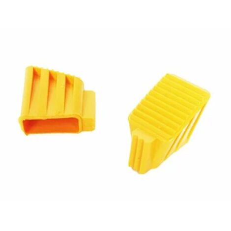 Centaure – Paire de patins antidérapants pour escabeau MP – Fixation vissée – Large surface d'appui – Conception robuste – 380194