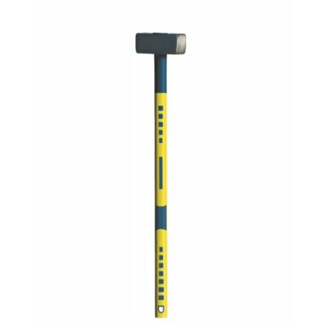 Masse couple 4 kg emmanchée fibre de verre – Résistante aux chocs – Confort ergonomique – Pour démolition et compactage – Mercier