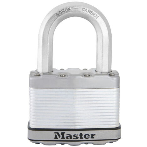 Cadenas Excell 64mm à clé anse longue MASTERLOCK - M15EURDLFCC