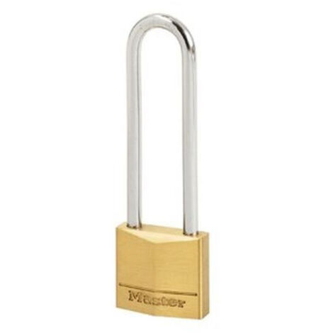 MASTERLOCK Cadenas laiton 30mm anse 64mm double verrouillage