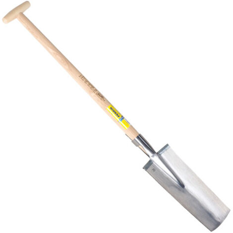Louchet pépiniériste à bague 40 cm – Acier au bore forgé à chaud – Épaisseur 3 mm – Dureté 170/180 kg/mm² pour travaux intensifs – Outils Perrin