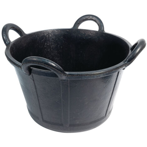 Taliaplast – Auge caoutchouc renforcé 37L – 4 poignées pour manipulation aisée – Diamètre haut 500mm, bas 360mm – Hauteur 300mm