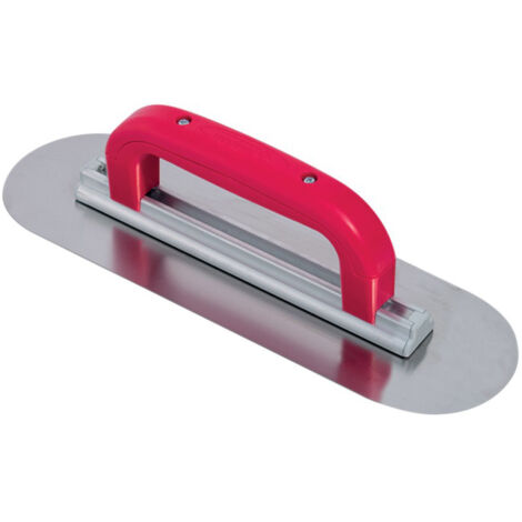 Taliaplast – Platoir chapiste inox 32x10cm double arrondi – Lame en acier écroui pour finition parfaite – Poignée ergonomique – 440333