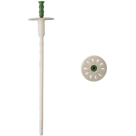 Scell-It – Fixations d'isolant à visser 8x135 mm pour béton et maçonnerie – Boîte de 200 unités – Excellente tenue jusqu'à 150kg – FITORX08135