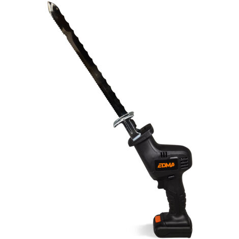 Edma – Scie sabre électrique pour laine de roche – Coupe nette sans effort – Batterie lithium 14,4V incluse – Modèle INSULACUT