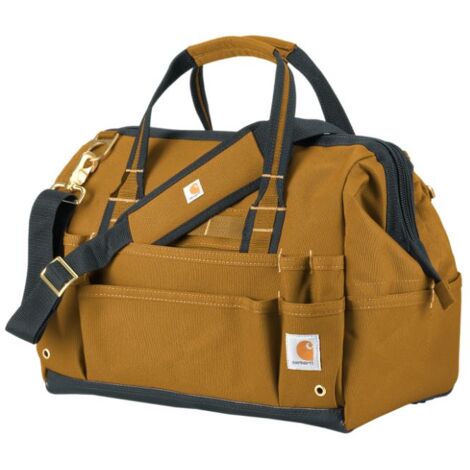 Carhartt – Sac à outils 16 pouces 30 poches – Polyester 1200D – Traitement déperlant Rain Defender – Dimensions 40,6 x 30,5 x 24,1 cm