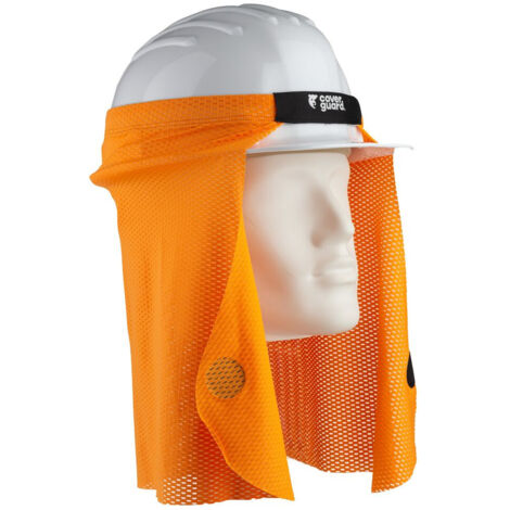 Saharienne rafraîchissante pour casque Cooling Guard orange fluo - COVERGUARD - 6HCG170NSI   TU