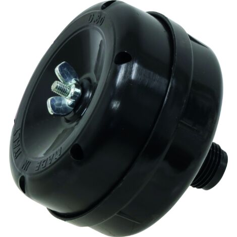 Filtre d'aspiration 1/2' rond 91mm – Épaisseur 50mm – Filetage 1/2' pour compresseur – Optimise la qualité de l'air – Sodisair