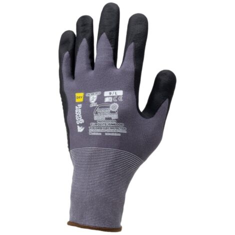 Gant EUROLITE 15N600D gris/noir - COVERGUARD - 1NIDP00  T11