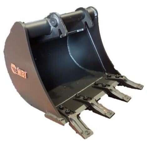 Godet Rétro MB15 Reprise CR15 450mm 4 dents M12.4 MBI - 0,6-1,2T - MB-10113901111