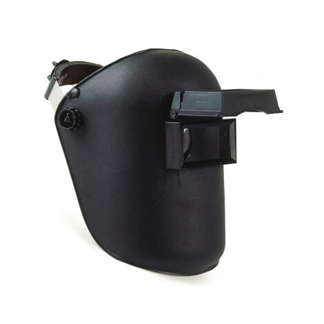 Singer – Masque soudeur en polypropylène noir – Protection EN 166 et EN 175 – Serre-tête ajustable – Écran relevable – EVA300