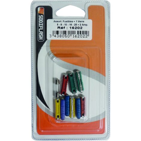 9 fusibles steatites+1 fusradio SODELEC - 16202