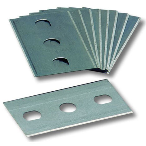 Kit de 10 Lames rectangle pour gratte-vitre 38 mm - NESPOLI - 5473 (1/2)