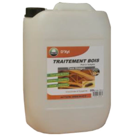 Dalep – Traitement bois tout usage 20L – Insecticide fongicide pour charpentes et ossatures – Efficace contre capricornes et termites – 310020