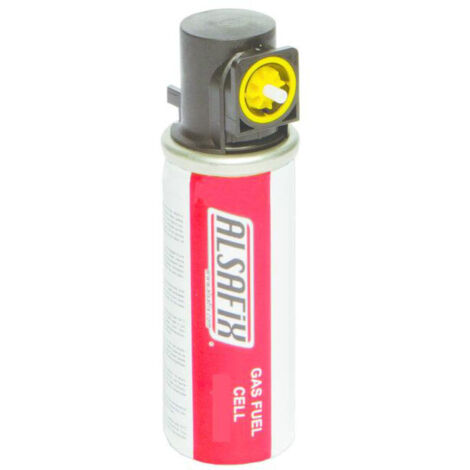 Cartouche gaz jaune 30 ml – Gaz combustible pour cloueurs autonomes – Performance optimale pour clouage rapide et précis – Alsafix
