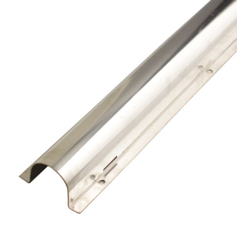 Scell-It – Goulotte de protection pour conduits de gaz – Tôle d'aluminium – Longueur 1m – Base pré-percée pour fixation rapide