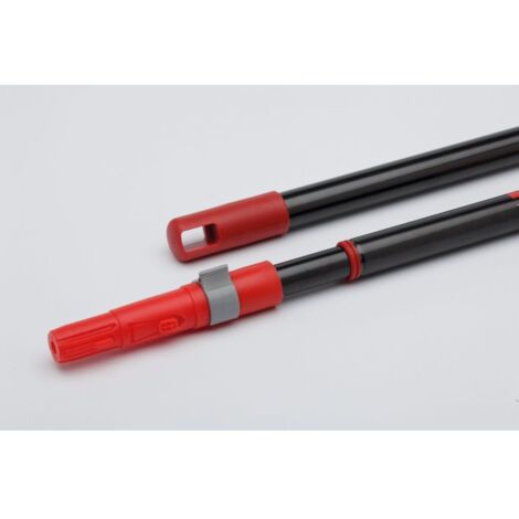 Perche télescopique 1,6 m pour peintre – Tube en acier robuste – Embout conique System Block pour surfaces difficiles d'accès – Sencys