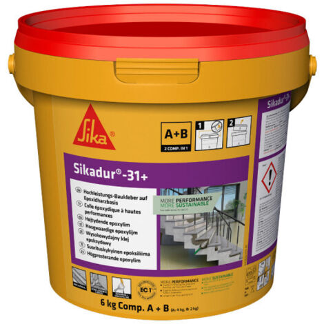 Adhésif Structural Pour Le Collage Et La Réparation De Béton Sikadur-31 - Gris  6 kg